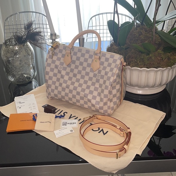 Louis Vuitton Damier Azur Speedy 30” - Picture 3 of 16